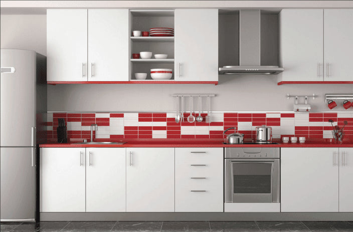 New White High Gloss Slab RTF Products