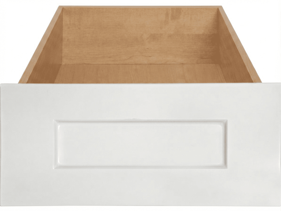 Naples Thermofoil Shaker Custom Cabinet Drawer Fronts Drawer Front Cabinet Doors 'N' More White Smooth Satin RTF