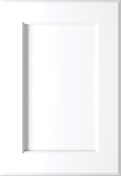 Kitchen and Bath Cabinet Door Samples Cabinet Door Cabinet Doors 'N' More Wilmington Paint Grade Hard Maple - Arctic White Paint