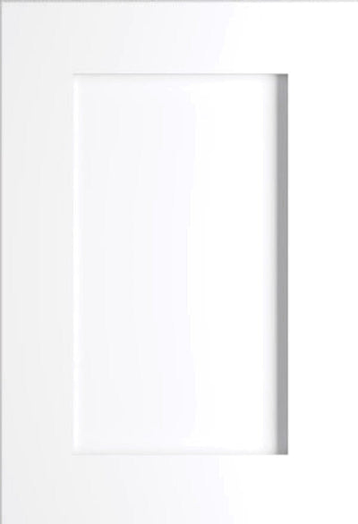 Kitchen and Bath Cabinet Door Samples Cabinet Door Cabinet Doors 'N' More Wilmington Shaker Paint Grade Hard Maple - Arctic White Paint