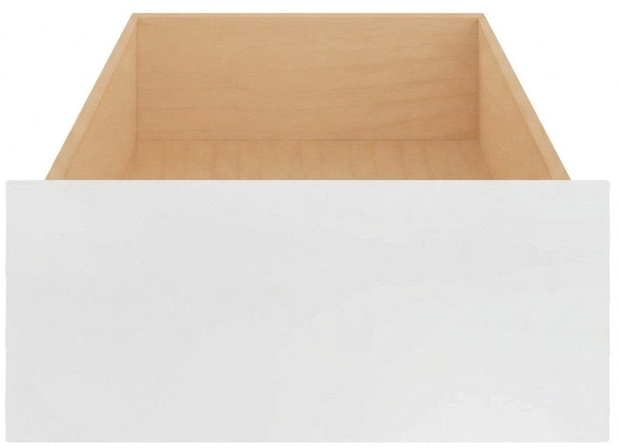 Venice Thermofoil Shaker Slab Custom Cabinet Drawer Fronts Drawer Front Cabinet Doors 'N' More White Smooth Satin RTF
