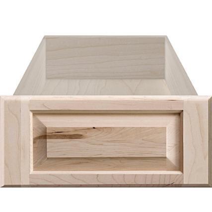 Asheville Raised Square Custom Cabinet Drawer Fronts - Cabinet Doors 'N' More