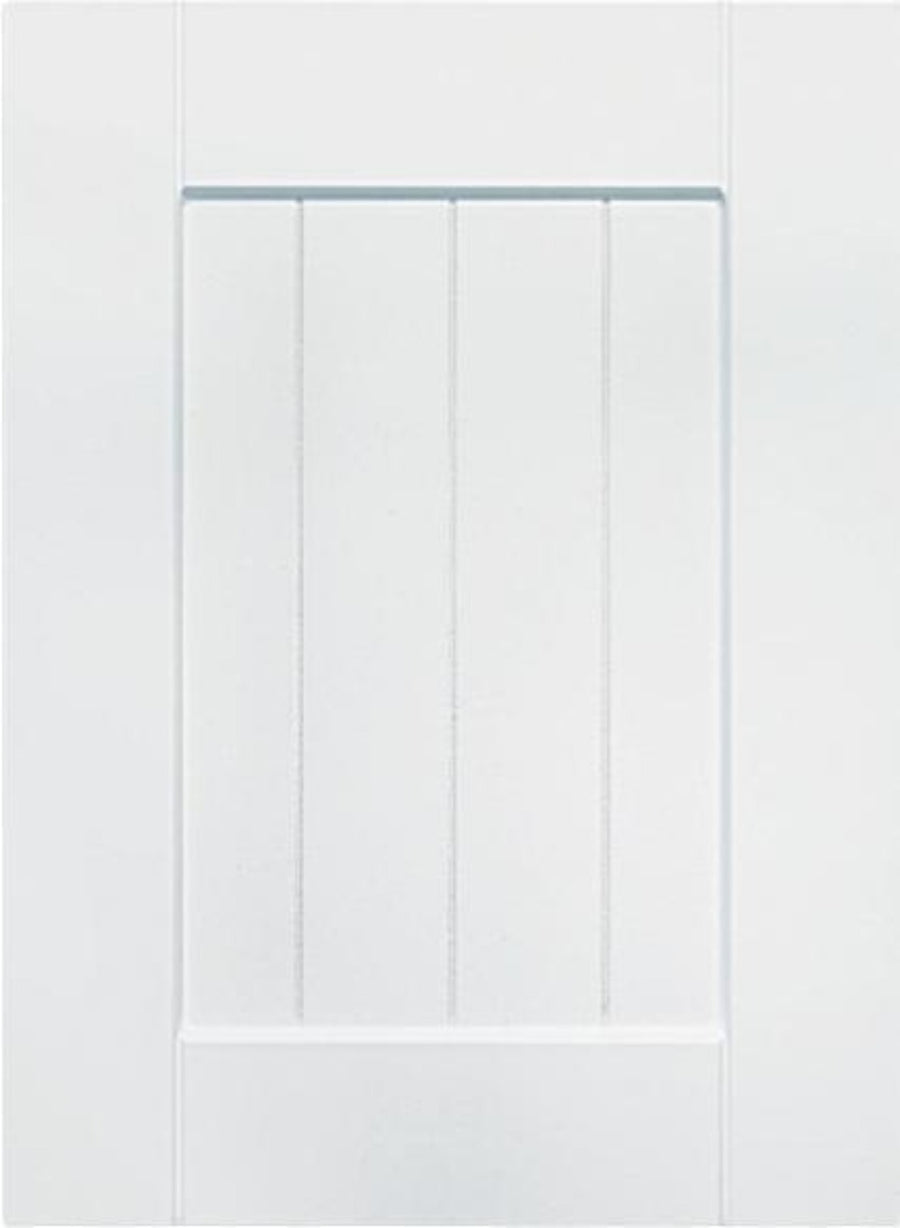 Marathon White RTF Beaded Shaker Custom Cabinet Door - Cabinet Doors 'N' More