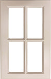 Daytona Thermofoil Mullion Custom Cabinet Doors - 4 lite Cabinet Door Cabinet Doors 'N' More Antique White RTF