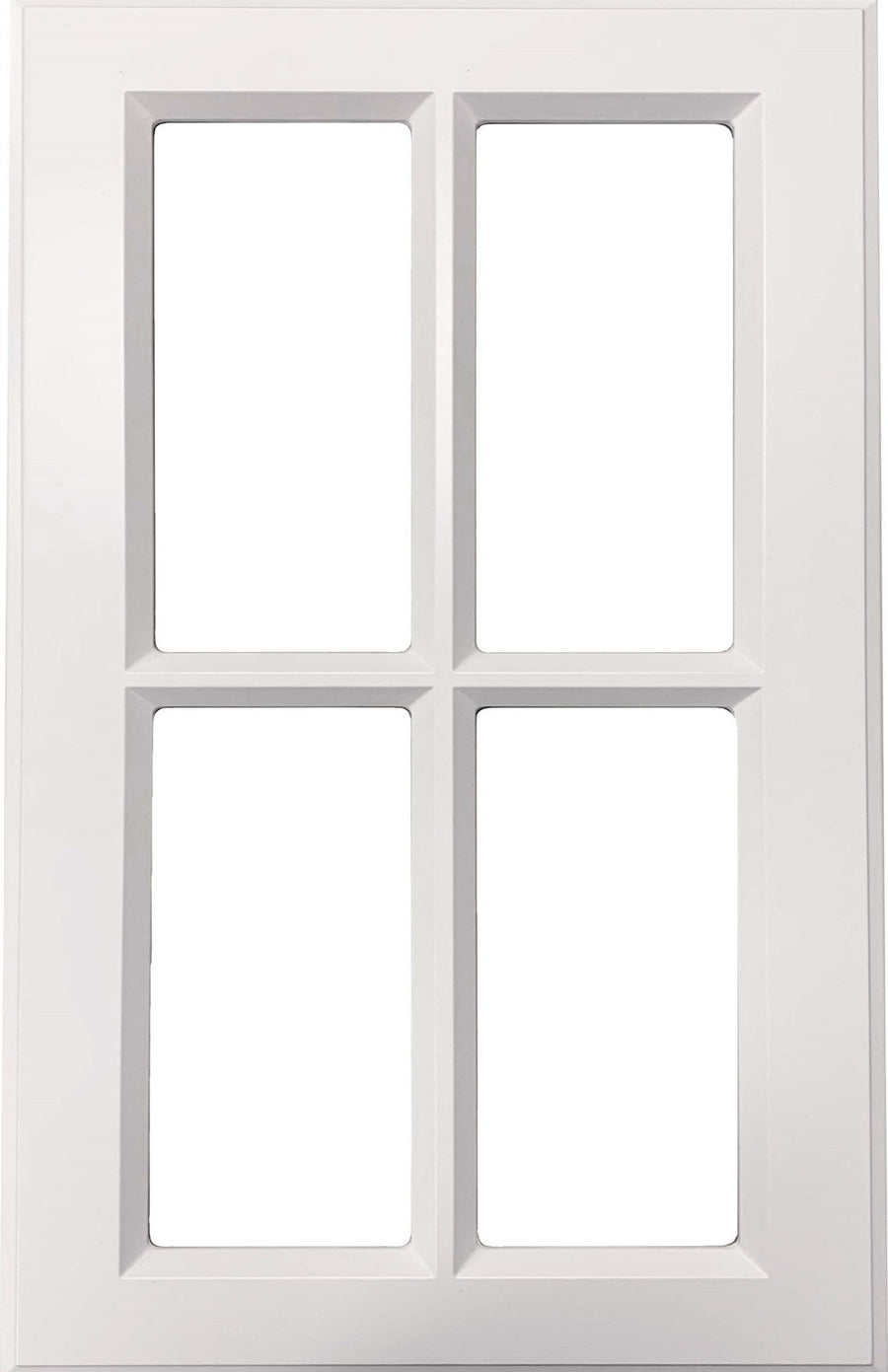 Daytona Thermofoil Mullion Custom Cabinet Doors - 4 lite Cabinet Door Cabinet Doors 'N' More White RTF