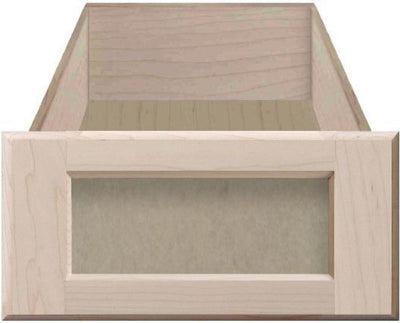 Wilmington Recess Panel Custom Cabinet Drawer Fronts Drawer Front Cabinet Doors 'N' More Paint Grade Hard Maple