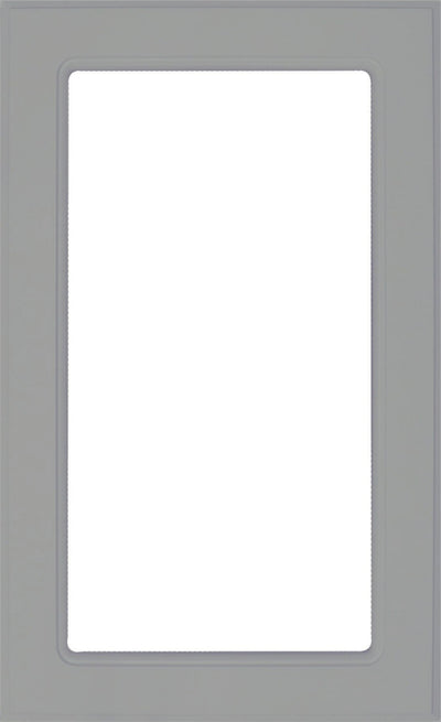 Naples Smoke Grey RTF Mullion Custom Cabinet Door - 1 lite/frame only - Cabinet Doors 'N' More