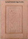 Asheville Raised Square Custom Cabinet Doors Cabinet Door Cabinet Doors 'N' More Cherry