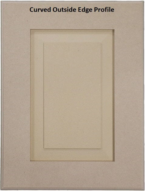 Asheville Raised Square Custom Cabinet Doors Cabinet Door Cabinet Doors 'N' More MDF (Medium Density Fiberboard)