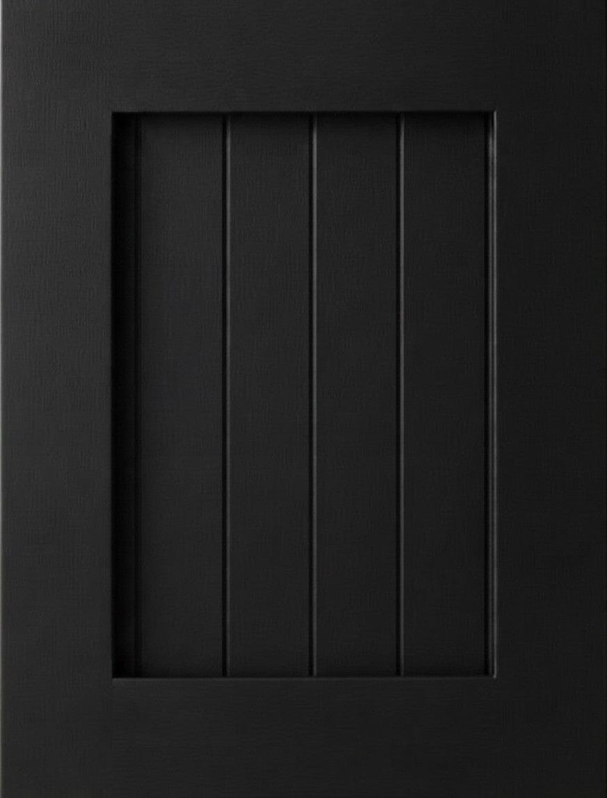 Belmont Beaded Shaker Custom Cabinet Doors Cabinet Door Cabinet Doors 'N' More Ebony Black Paint