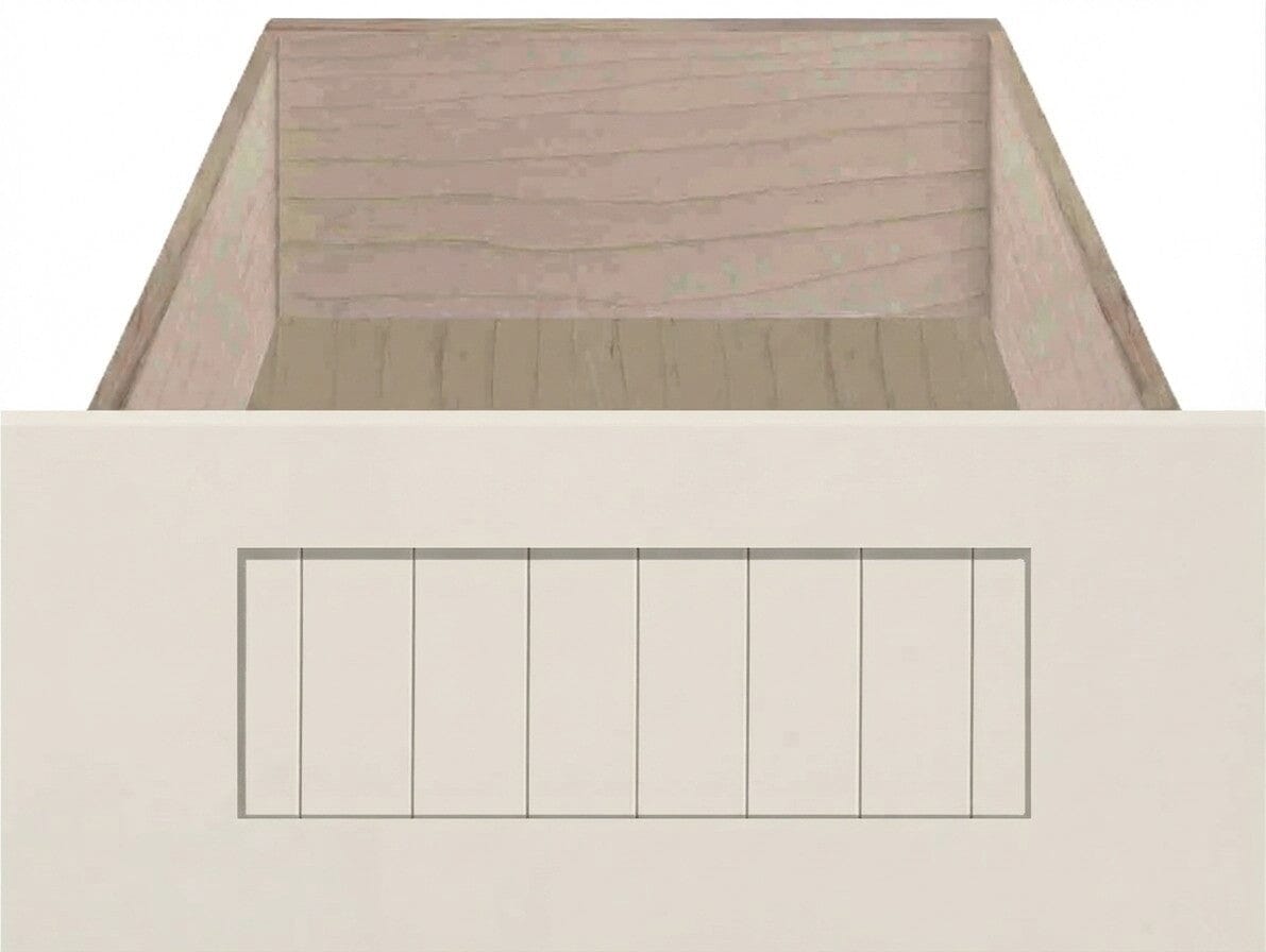 Belmont Beaded Shaker Custom Cabinet Drawer Fronts Drawer Front Cabinet Doors 'N' More Antique White Paint