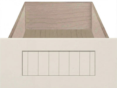 Belmont Beaded Shaker Custom Cabinet Drawer Fronts Drawer Front Cabinet Doors 'N' More Antique White Paint