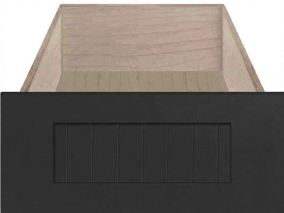 Belmont Beaded Shaker Custom Cabinet Drawer Fronts Drawer Front Cabinet Doors 'N' More Ebony Black Paint