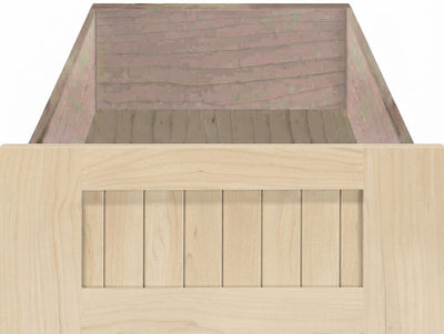 Belmont Beaded Shaker Custom Cabinet Drawer Fronts Drawer Front Cabinet Doors 'N' More Hard Maple
