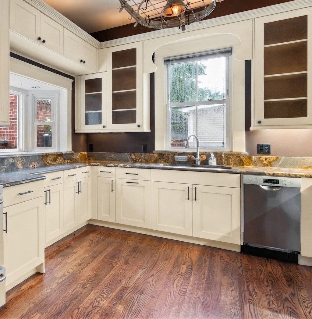 Naples Thermofoil Shaker Mullion Custom Cabinet Doors - 1 lite/frame only Cabinet Door Cabinet Doors 'N' More
