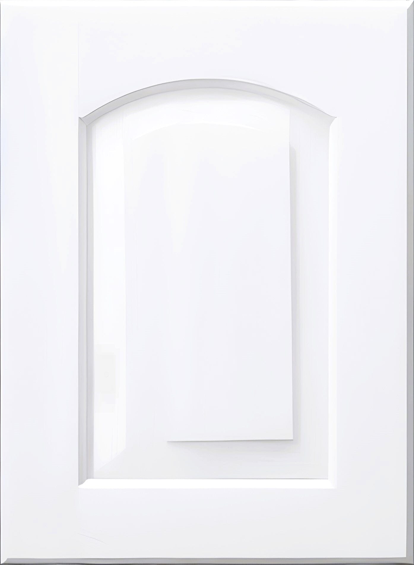 Kitchen and Bath Cabinet Door Samples Cabinet Door Cabinet Doors 'N' More Shelby Paint Grade Hard Maple - Arctic White Paint