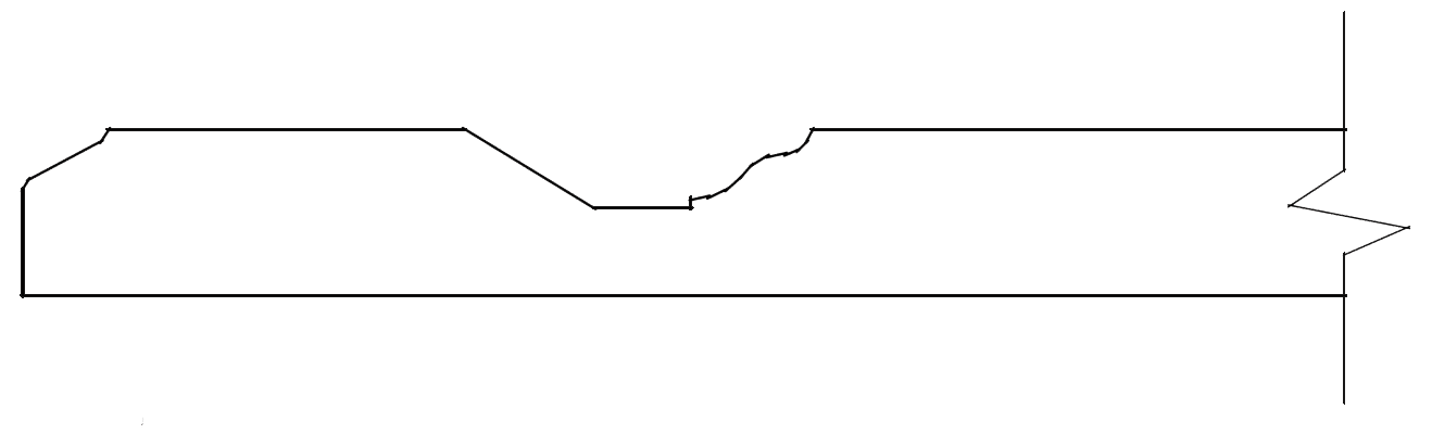 Daytona Thermofoil Mullion Custom Cabinet Doors - 1 lite/frame only Cabinet Door Cabinet Doors 'N' More