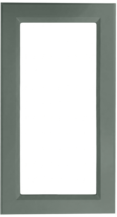 Daytona Thermofoil Mullion Custom Cabinet Doors - 1 lite/frame only Cabinet Door Cabinet Doors 'N' More Sage Green Smooth Satin RTF