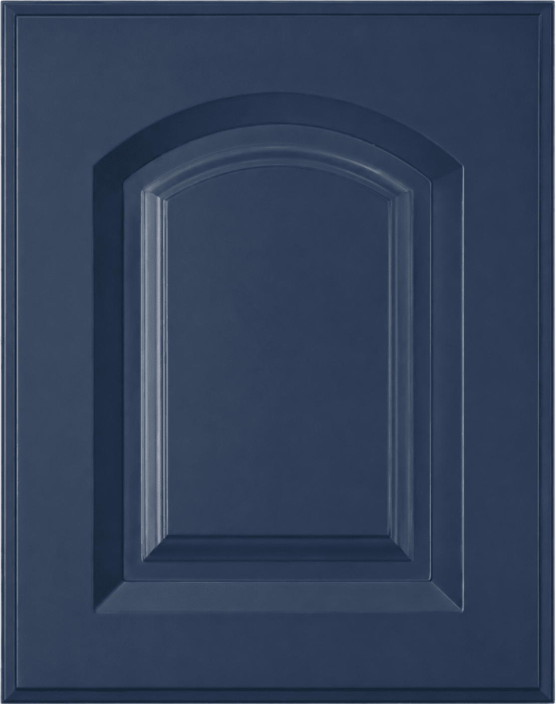 Daytona Thermofoil Arched Custom Cabinet Doors Cabinet Door Cabinet Doors 'N' More Denim Blue Smooth Satin RTF