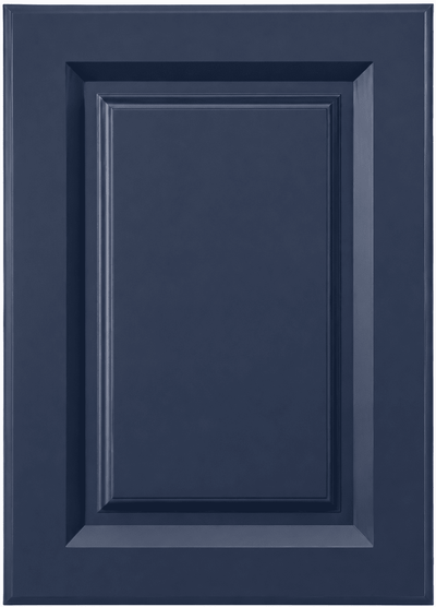 Daytona Thermofoil Raised Square Custom Cabinet Doors Cabinet Door Cabinet Doors 'N' More Denim Blue Smooth Satin RTF