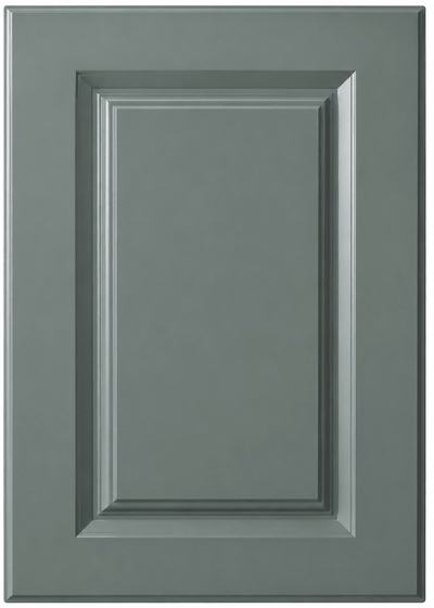 Daytona Thermofoil Raised Square Custom Cabinet Doors Cabinet Door Cabinet Doors 'N' More Sage Green Smooth Satin RTF