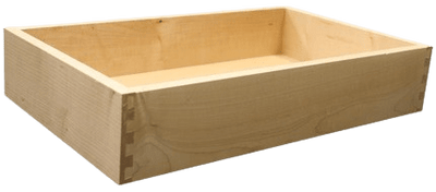 Replacement Solid Wood Drawer Boxes (Copy) Drawer Box Cabinet Doors 'N' More Premium Maple 2"
