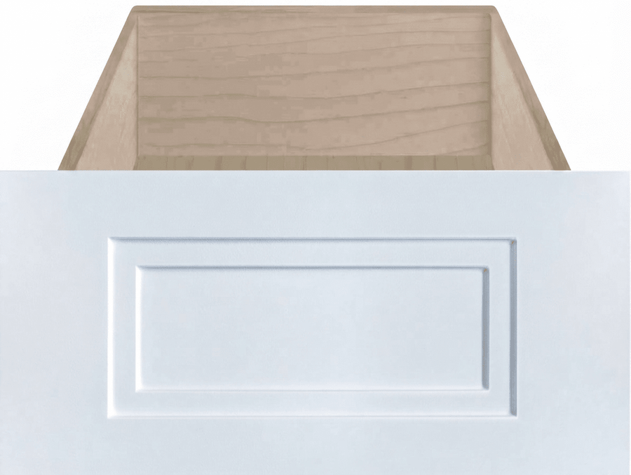 Gainesville Thermofoil Shaker Custom Cabinet Drawer Fronts Drawer Front Cabinet Doors 'N' More White Smooth Satin RTF 