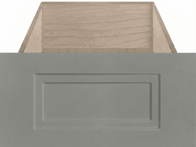 Gainesville Thermofoil Shaker Custom Cabinet Drawer Fronts Drawer Front Cabinet Doors 'N' More Smoke Grey Textured Matte RTF