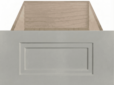 Gainesville Thermofoil Shaker Custom Cabinet Drawer Fronts Drawer Front Cabinet Doors 'N' More Stone Grey Textured Matte RTF