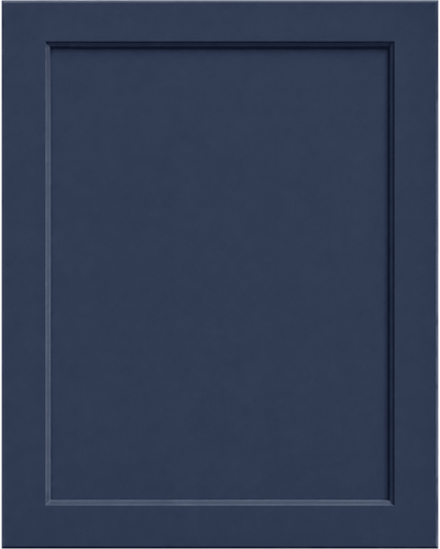 Jupiter Thermofoil Shaker Custom Cabinet Doors Cabinet Door Cabinet Doors 'N' More Denim Blue Smooth Satin RTF
