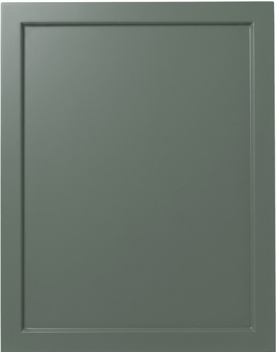 Jupiter Thermofoil Shaker Custom Cabinet Doors Cabinet Door Cabinet Doors 'N' More Sage Green Smooth Satin RTF