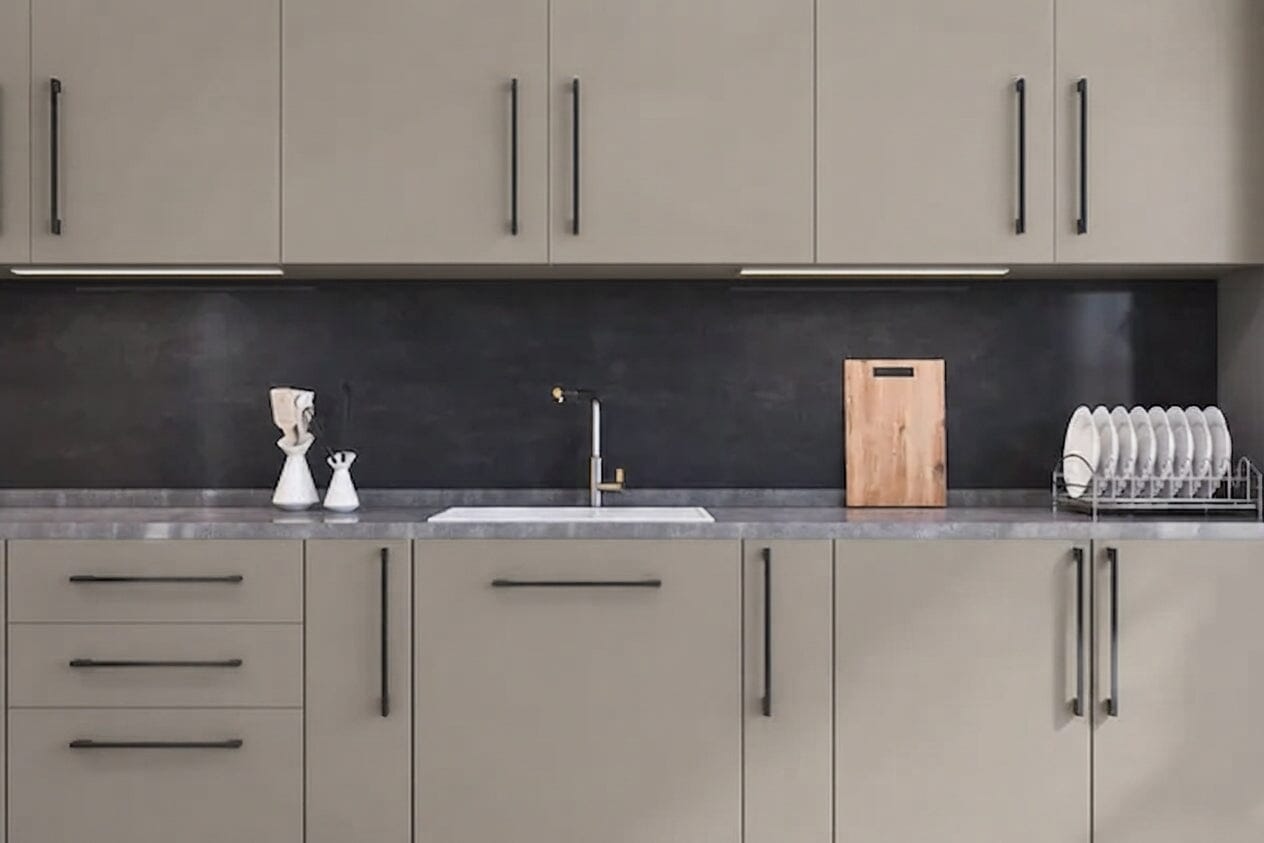 Lexington MDF Slab Custom Cabinet Door Cabinet Door Cabinet Doors 'N' More