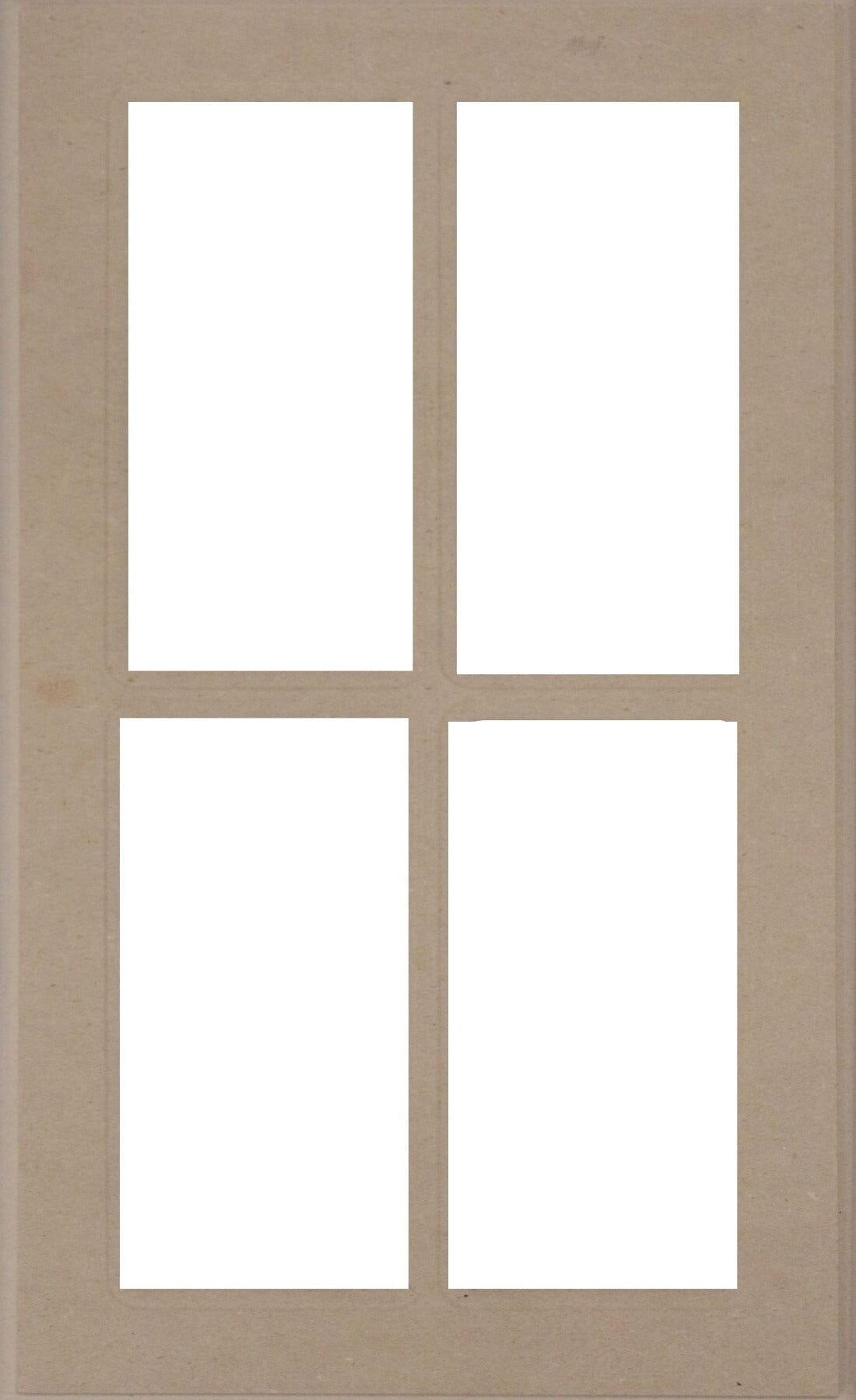 MDF Wilmington Shaker Custom Cabinet Doors - 4 Lite