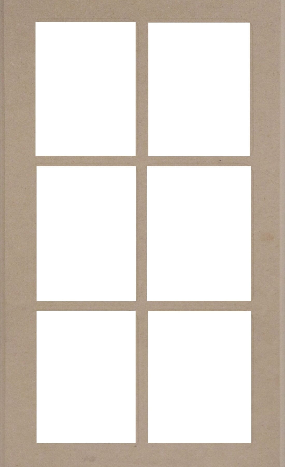 MDF Wilmington Mullion Custom Cabinet Doors - 6 Lite