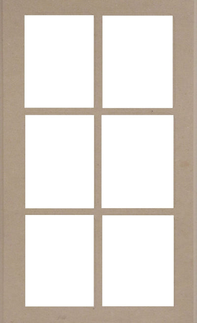 Wilmington Mullion Custom Cabinet Doors - 6 lite Cabinet Door Cabinet Doors 'N' More MDF (Medium Density Fiberboard)