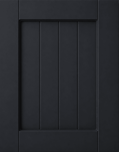 Marathon Thermofoil Beaded Shaker Custom Cabinet Doors Cabinet Door Cabinet Doors 'N' More Pitch Black Smooth Satin RTF
