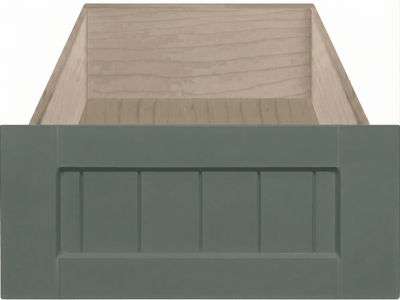 Marathon Thermofoil Beaded Shaker Custom Cabinet Drawer Fronts Drawer Front Cabinet Doors 'N' More Sage Green Smooth Satin RTF