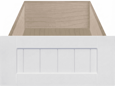 Marathon Thermofoil Beaded Shaker Custom Cabinet Drawer Fronts Drawer Front Cabinet Doors 'N' More White Smooth Satin RTF