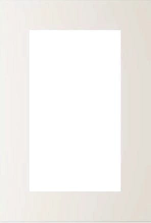 Wilmington Shaker Mullion Custom Cabinet Doors - 1 lite/frame only Cabinet Door Cabinet Doors 'N' More Antique White Paint