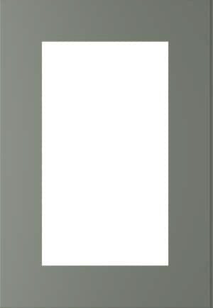 Wilmington Shaker Mullion Custom Cabinet Doors - 1 lite/frame only Cabinet Door Cabinet Doors 'N' More Hunter Green Paint