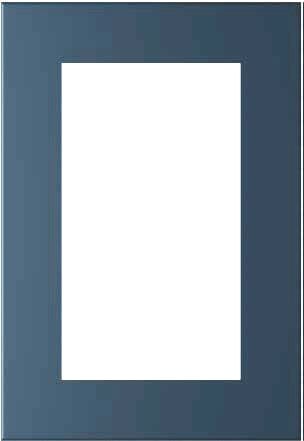 Wilmington Shaker Mullion Custom Cabinet Doors - 1 lite/frame only Cabinet Door Cabinet Doors 'N' More Indigo Blue Paint