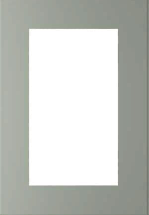 Wilmington Shaker Mullion Custom Cabinet Doors - 1 lite/frame only Cabinet Door Cabinet Doors 'N' More Olive Green Paint