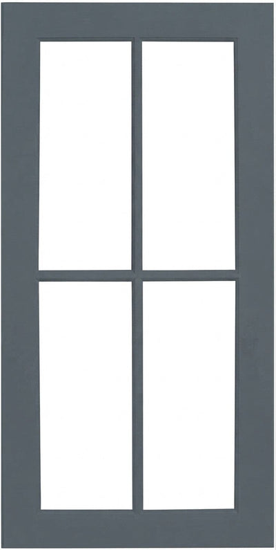 Wilmington Mullion Custom Cabinet Doors - 4 lite Cabinet Door Cabinet Doors 'N' More Indigo Blue Paint