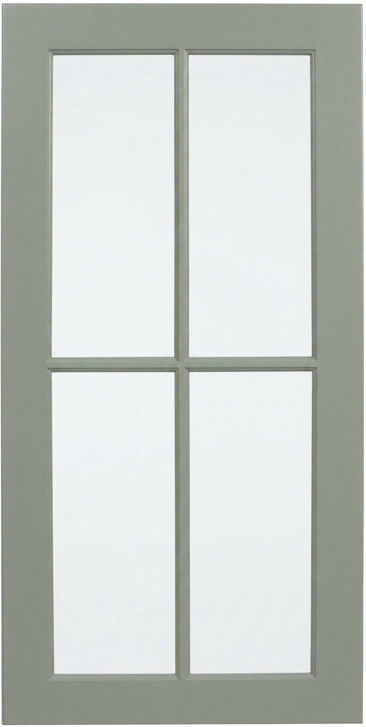 Wilmington Mullion Custom Cabinet Doors - 4 lite Cabinet Door Cabinet Doors 'N' More Olive Green Paint