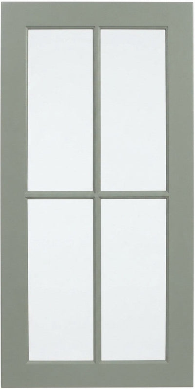 Wilmington Mullion Custom Cabinet Doors - 4 lite Cabinet Door Cabinet Doors 'N' More Olive Green Paint