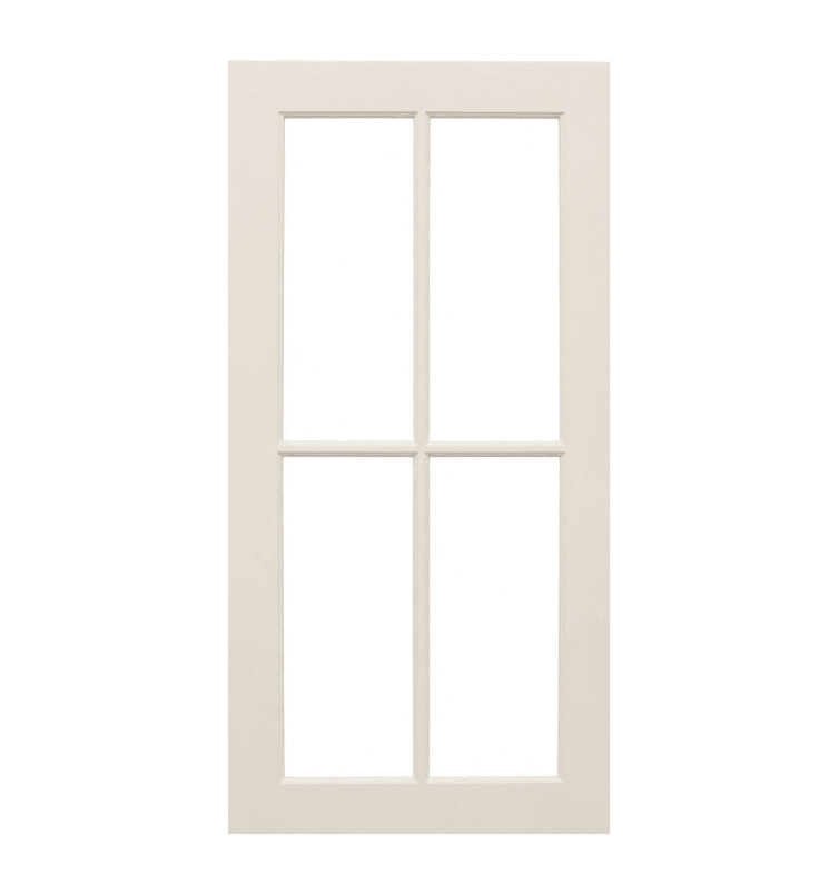 Wilmington Shaker Mullion Custom Cabinet Doors - 4 lite Cabinet Door Cabinet Doors 'N' More