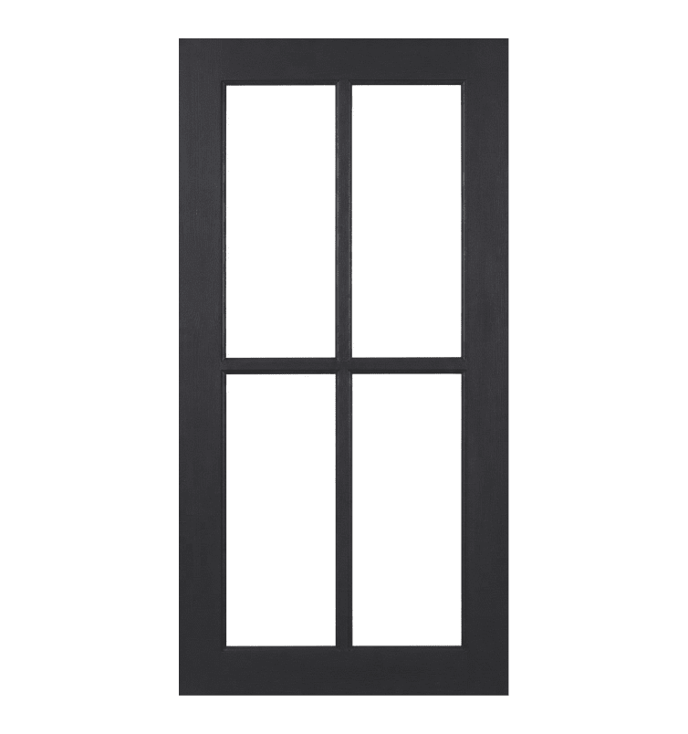 Wilmington Shaker Mullion Custom Cabinet Doors - 4 lite Cabinet Door Cabinet Doors 'N' More