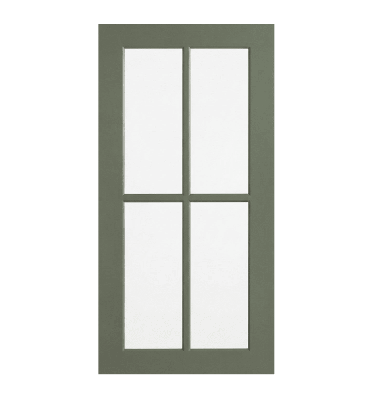 Wilmington Shaker Mullion Custom Cabinet Doors - 4 lite Cabinet Door Cabinet Doors 'N' More