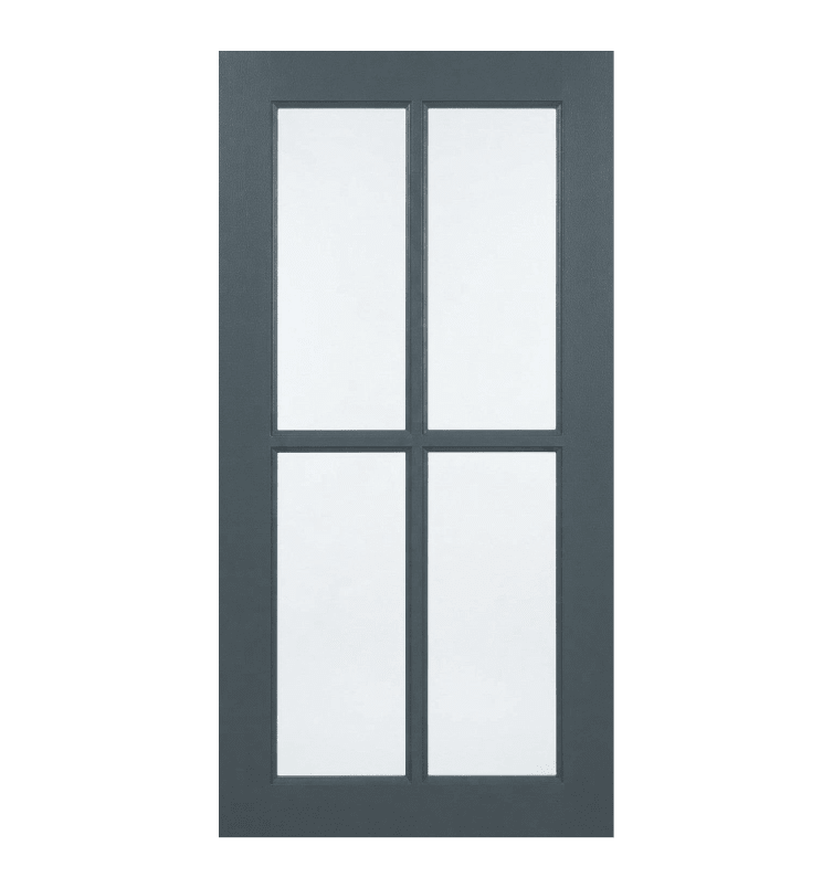 Wilmington Shaker Mullion Custom Cabinet Doors - 4 lite Cabinet Door Cabinet Doors 'N' More