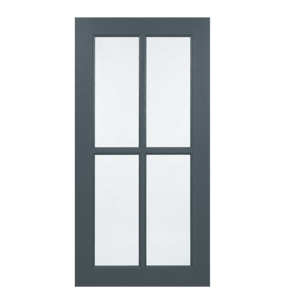 Wilmington Shaker Mullion Custom Cabinet Doors - 4 lite Cabinet Door Cabinet Doors 'N' More